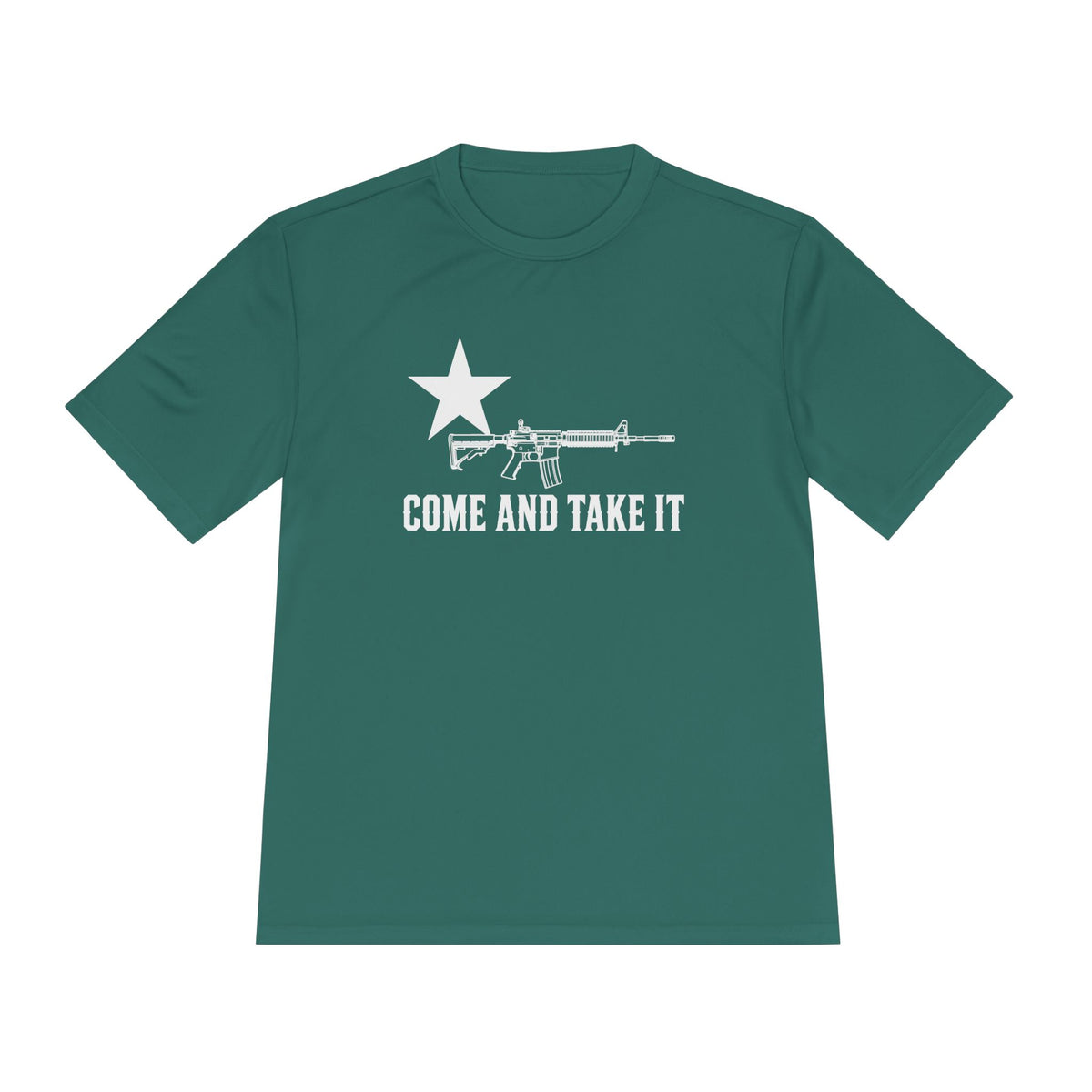 Come and Take It Rifle Men's Dry-Fit Performance Tee - Dark Colors