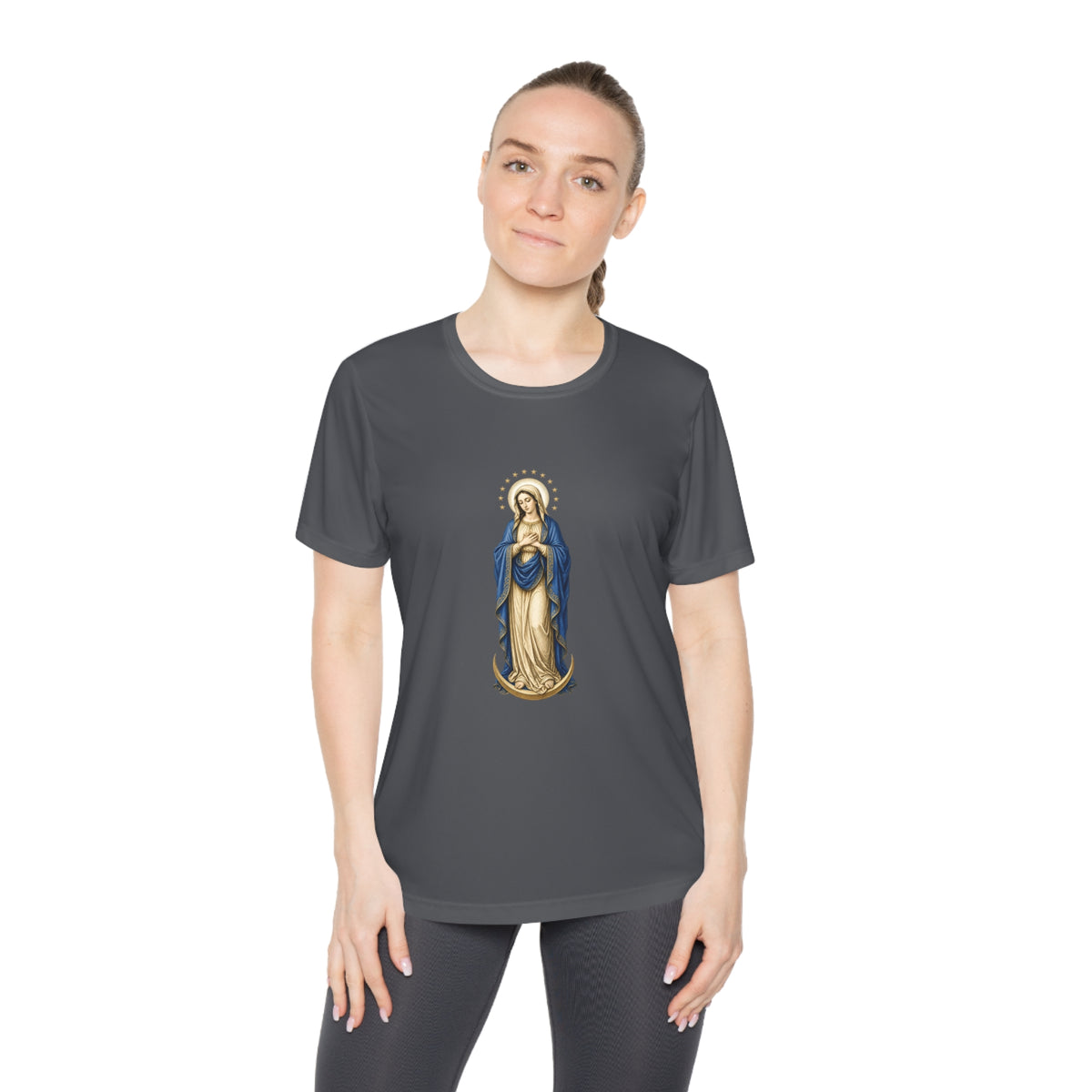 Mary, Crown of Twelve Stars Women's Dry-Fit Performance Tee