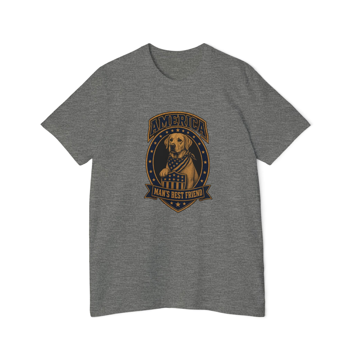America Man's Best Friend Badge Lightweight Tee