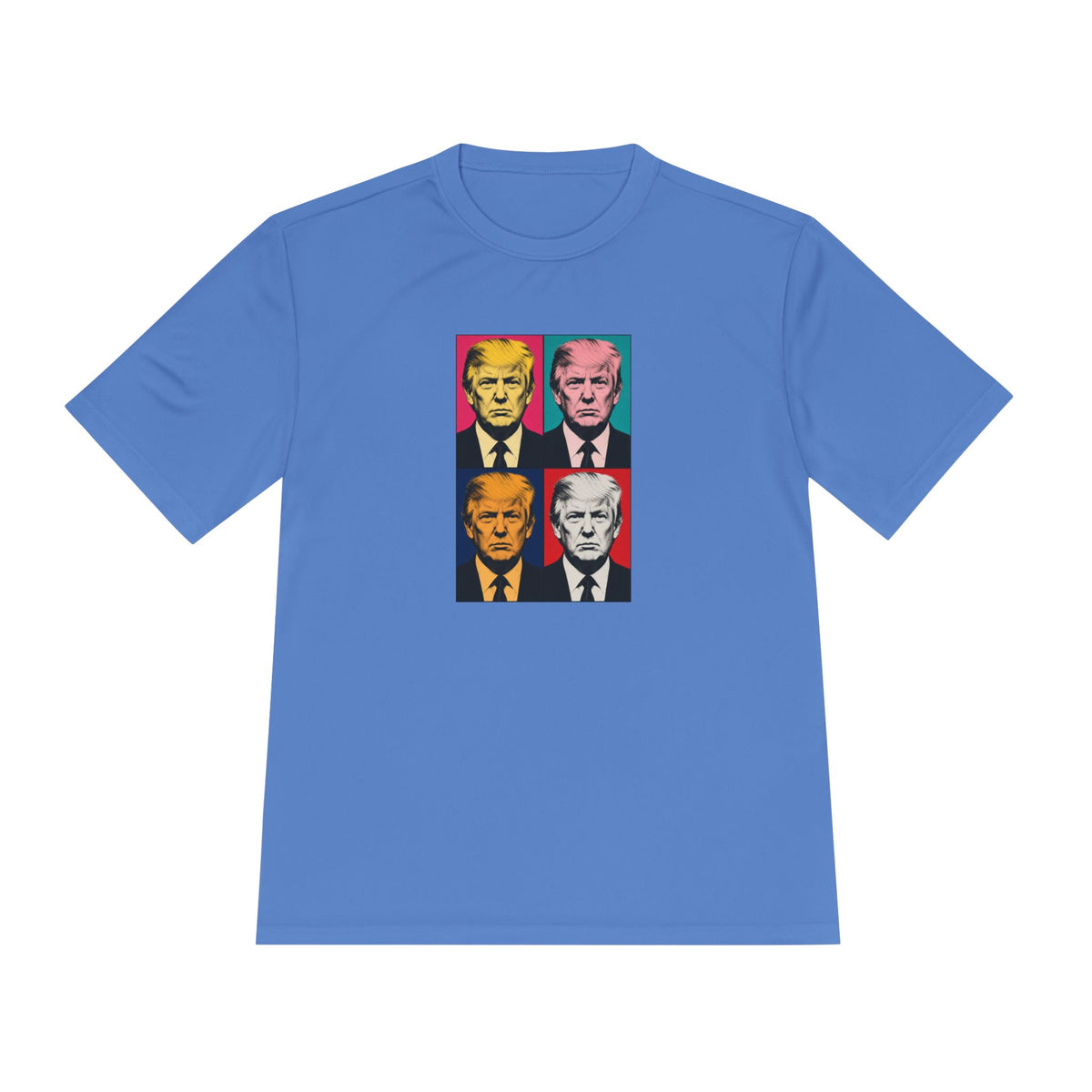 Trump Pop Art Grid Men's Dry-Fit Performance Tee