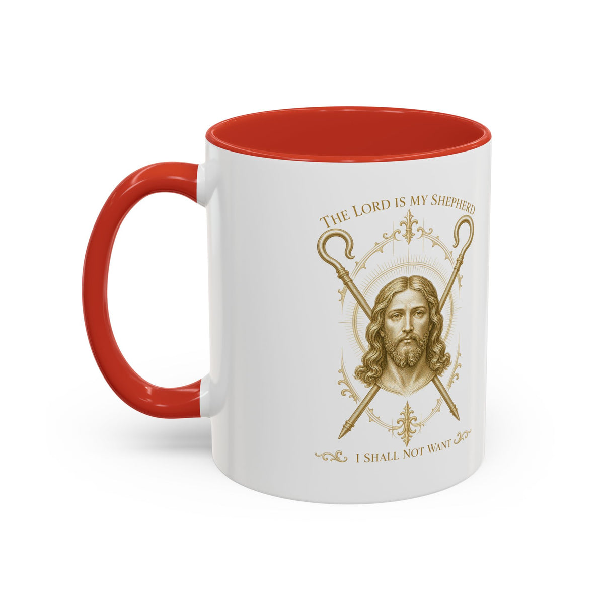 The Lord Is My Shepherd Psalm 23:1 Accent Mug