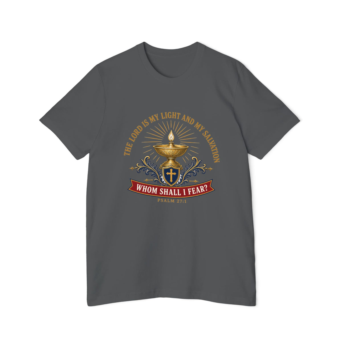 Light & Salvation Psalm 27:1 Lightweight Tee