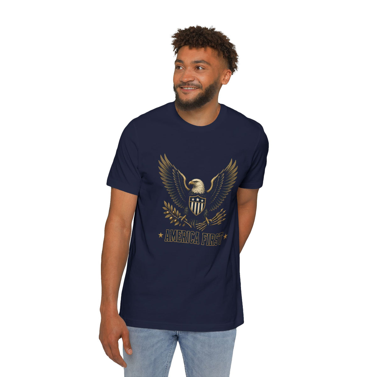 America First Eagle Lightweight Tee
