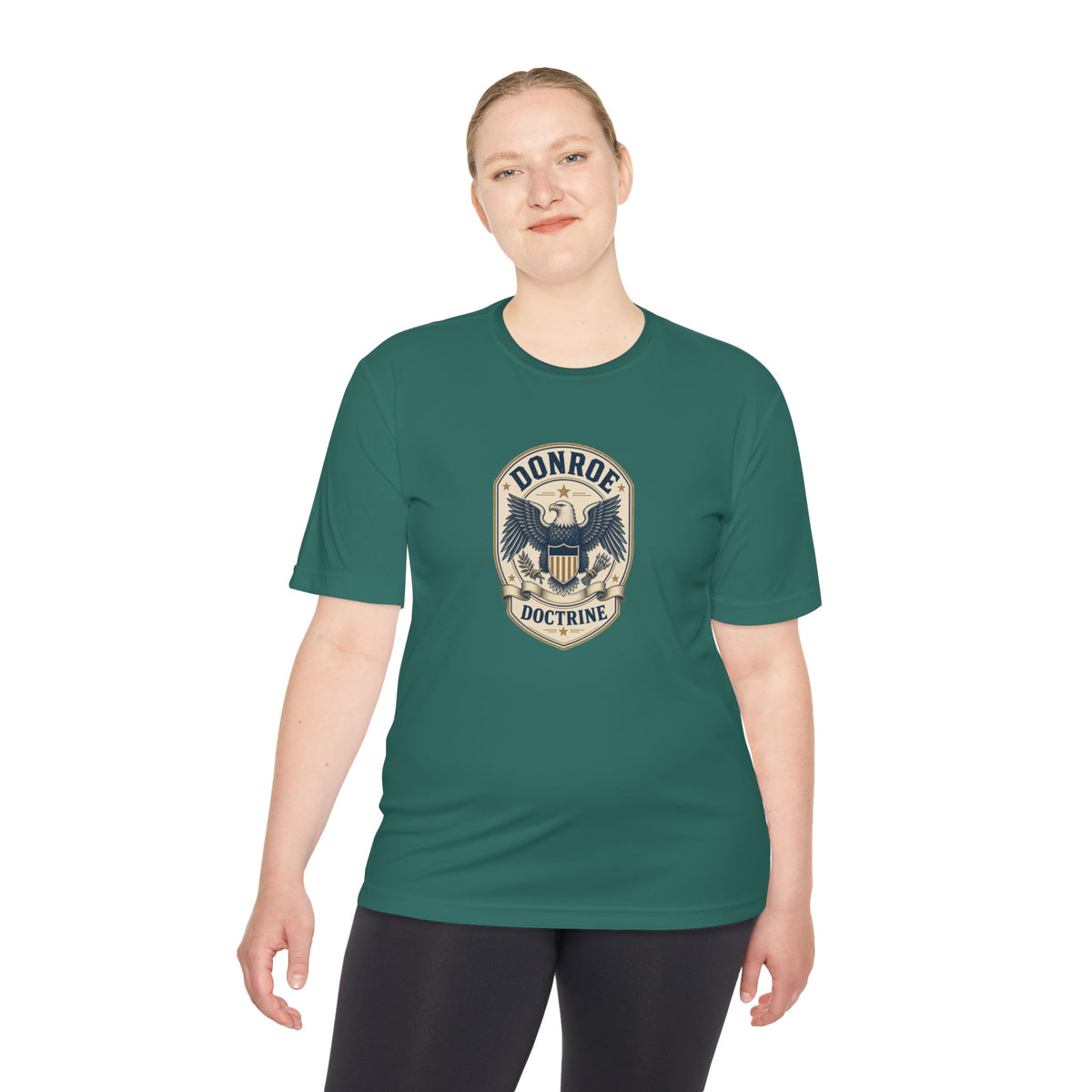 Donroe Doctrine Badge Men's Dry-Fit Performance Tee