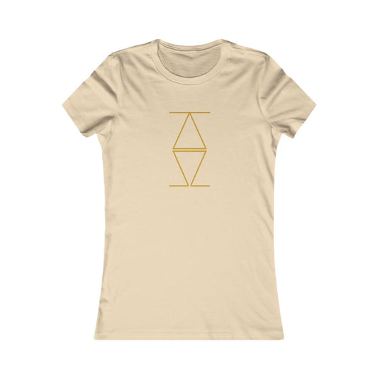 Alpha & Omega Holy Family Cross Women's Slim Fit Tee