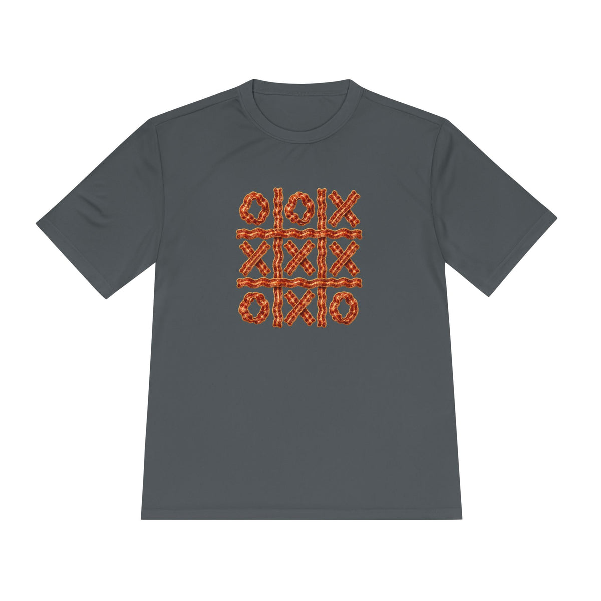 Bacon Tic-Tac-Toe Men's Dry-Fit Performance Tee