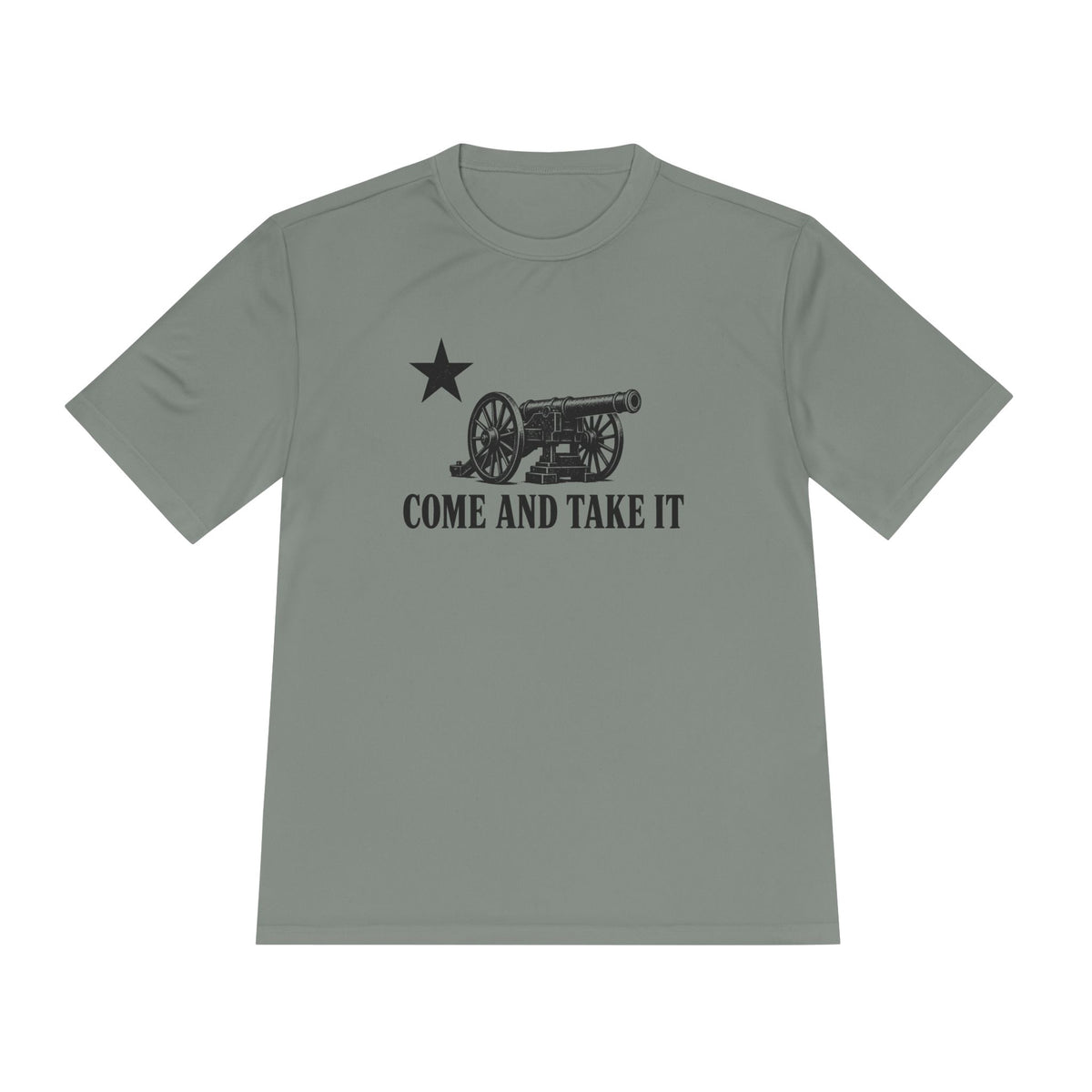 Come and Take It Cannon Men's Dry-Fit Performance Tee