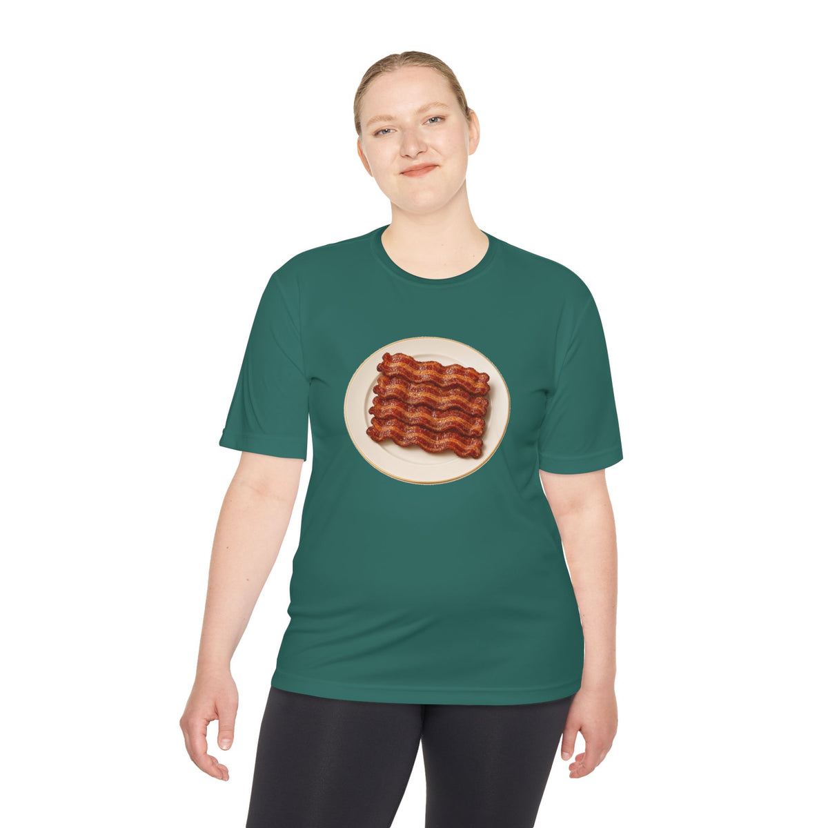Bacon Stack Plate Men's Dry-Fit Performance Tee