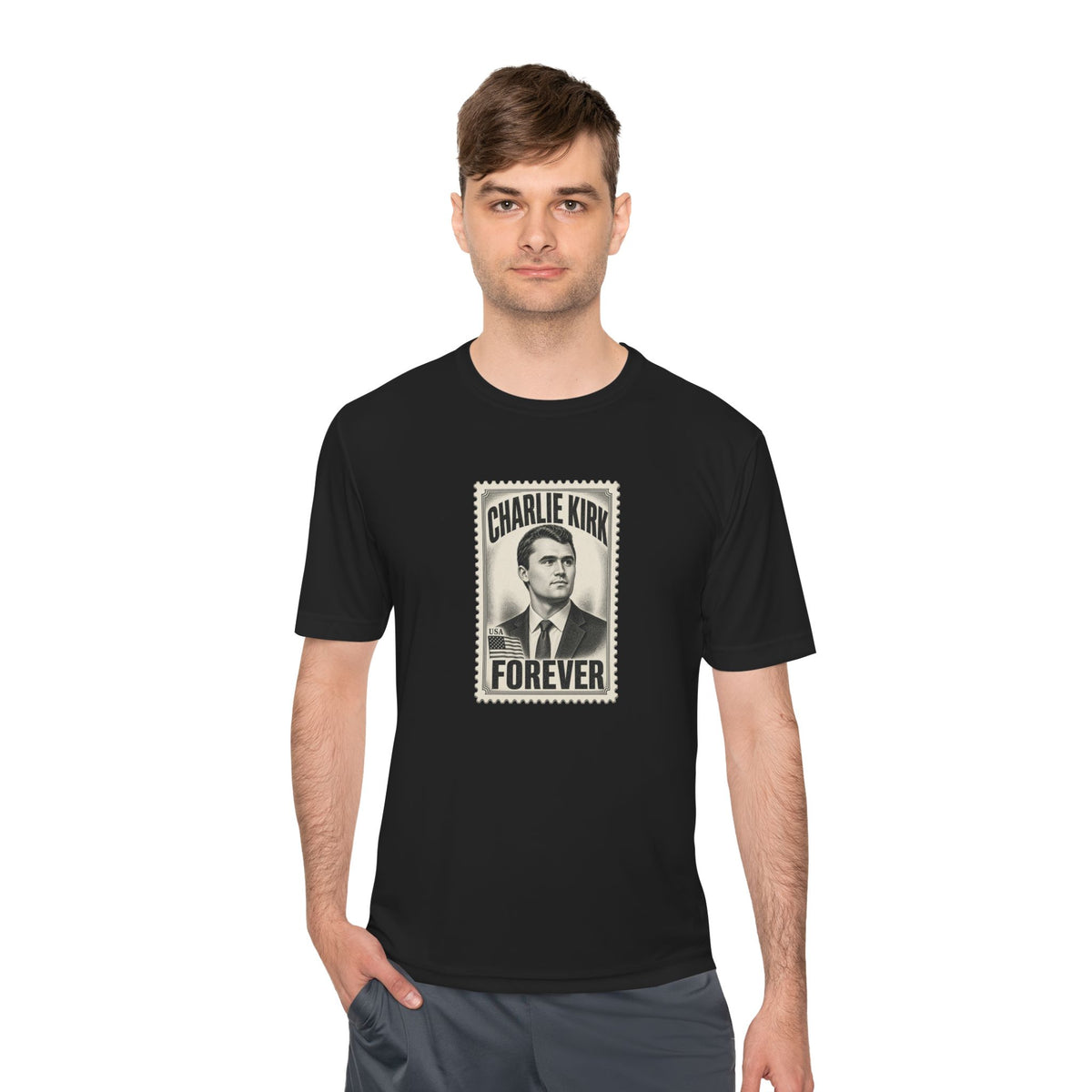 Charlie Kirk Prove Me Wrong Men's Dry-Fit Performance Tee