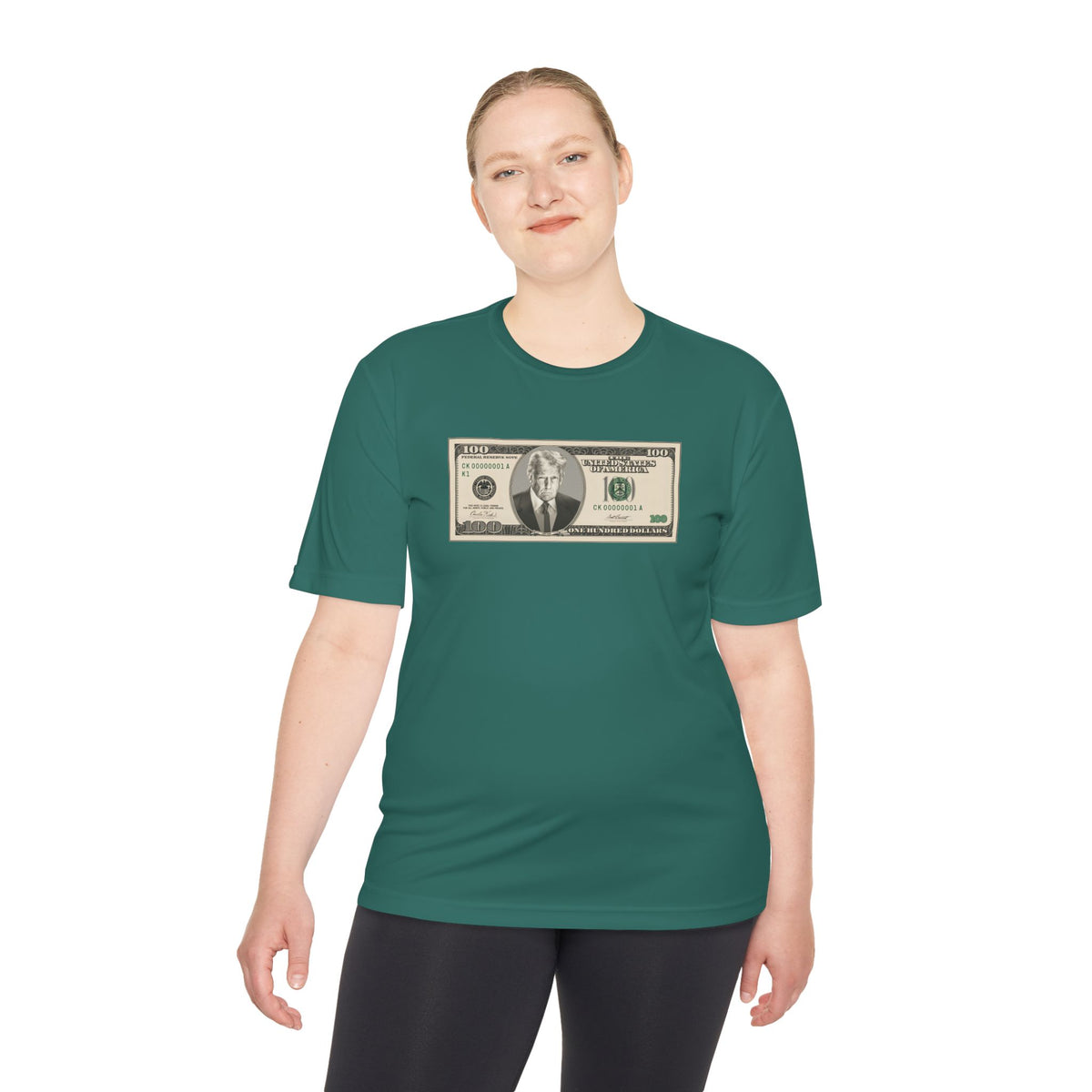 Trump $100 Bill Men's Dry-Fit Performance Tee