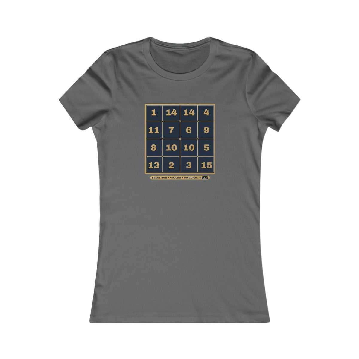 Magic Square 33 Alpha & Omega Women's Slim Fit Tee