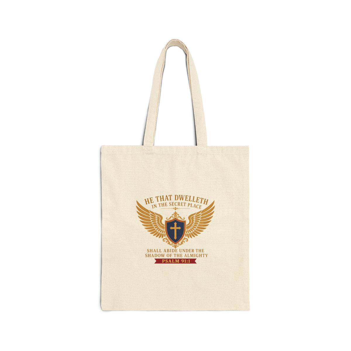 Secret Place Psalm 91:1 Canvas Tote Bag