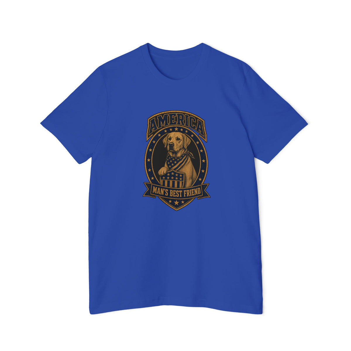 America Man's Best Friend Badge Lightweight Tee