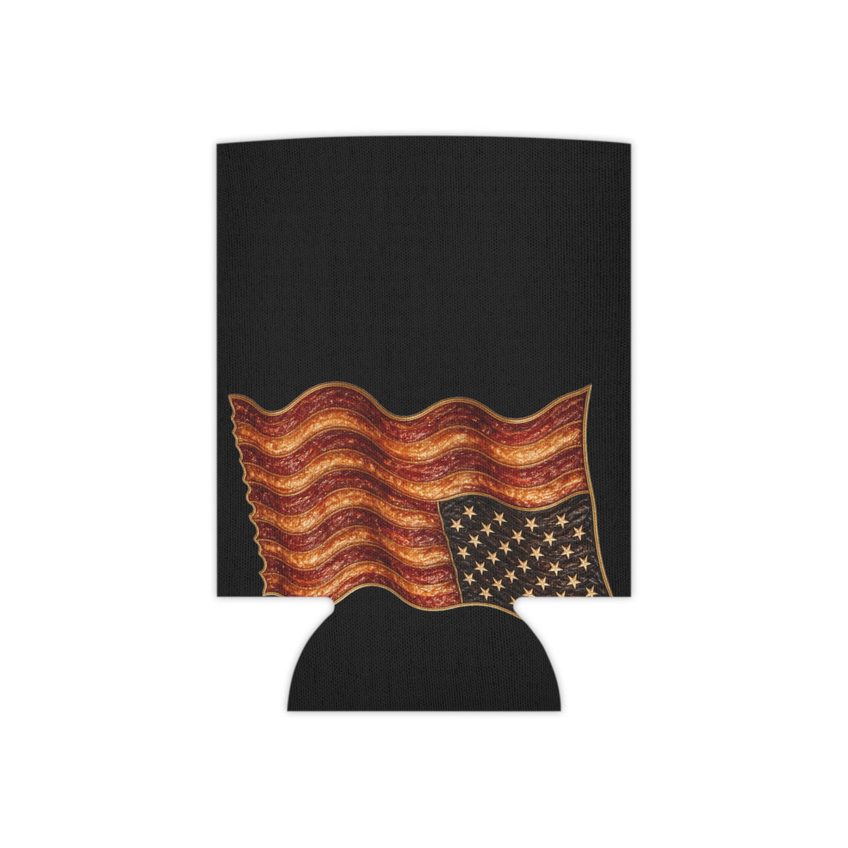 Bacon Flag Can Cooler
