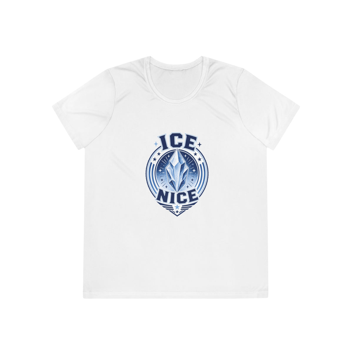 ICE is NICE Badge Women's Dry-Fit Performance Tee