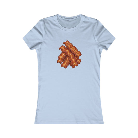 Bacon Pile Women's Slim Fit Tee