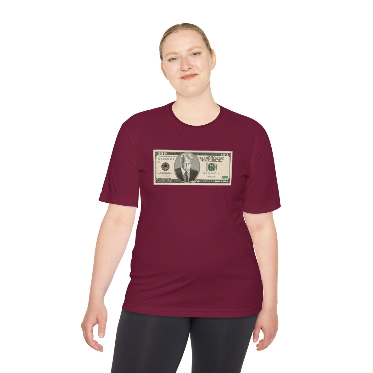 Trump $100 Bill Men's Dry-Fit Performance Tee