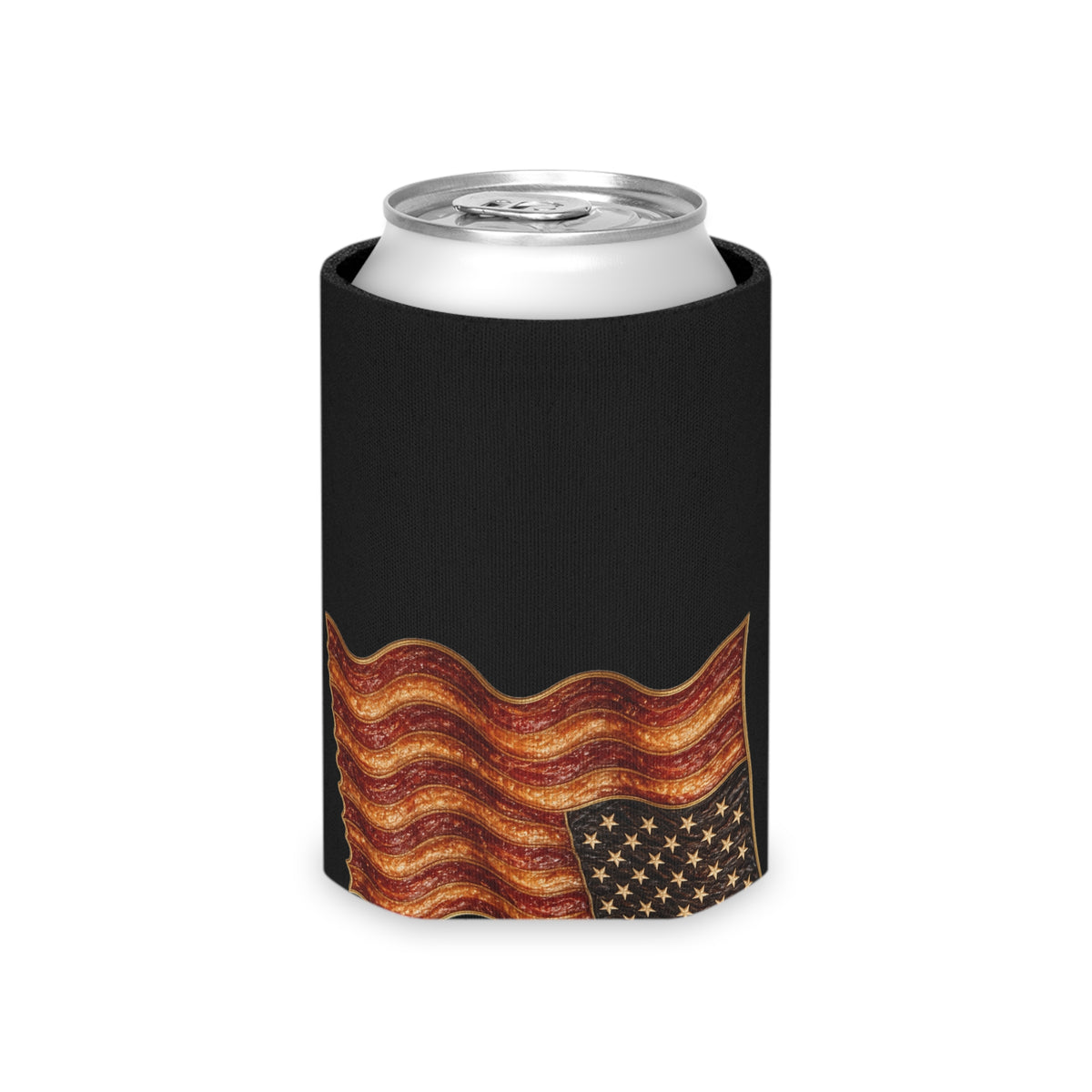 Bacon Flag Can Cooler