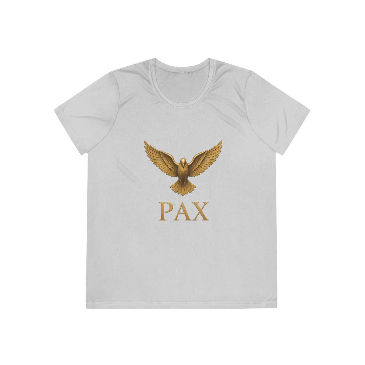 I AM Jesus Fish – Pax Dove Chest Women's Dry-Fit Performance Tee