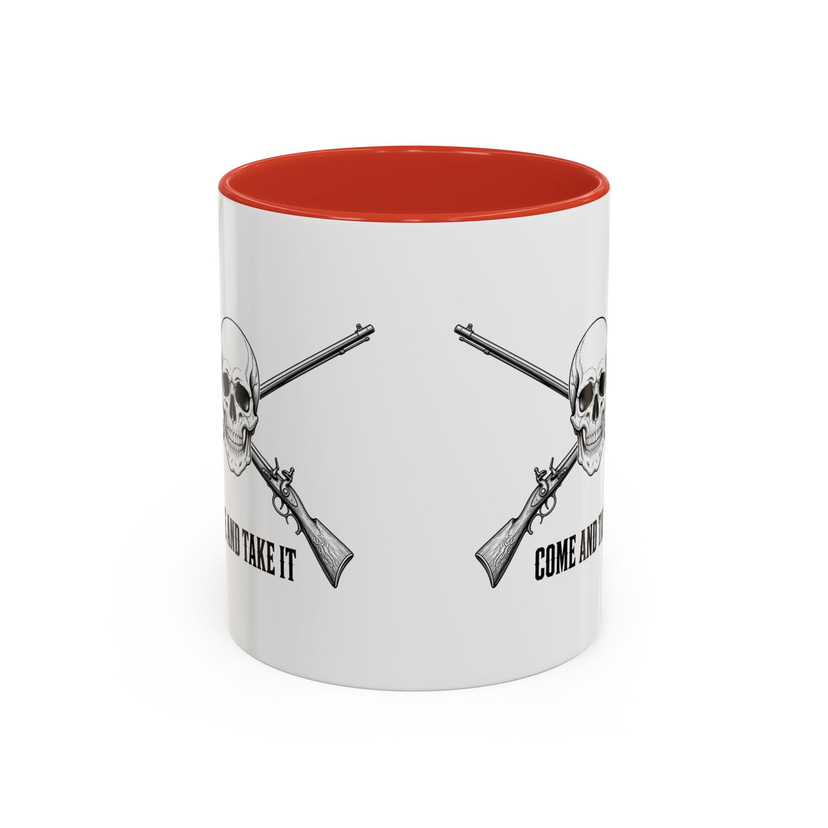 Come and Take It Jolly Roger Accent Mug