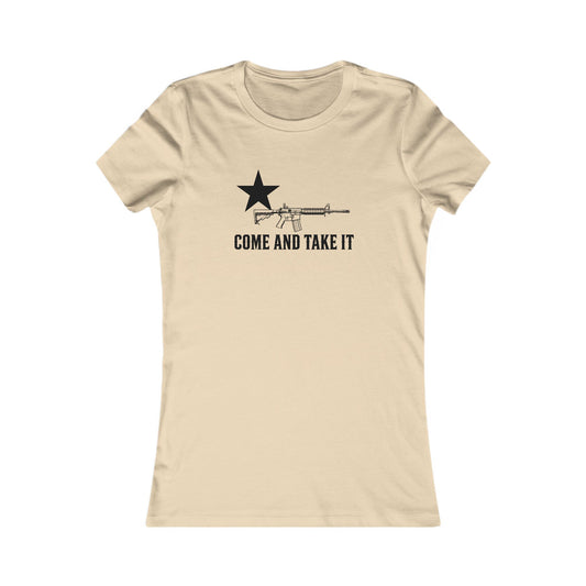 Come and Take It Rifle Women's Slim Fit Tee