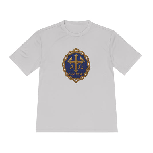 Salus Mundi Mosaic Cross Men's Dry-Fit Performance Tee