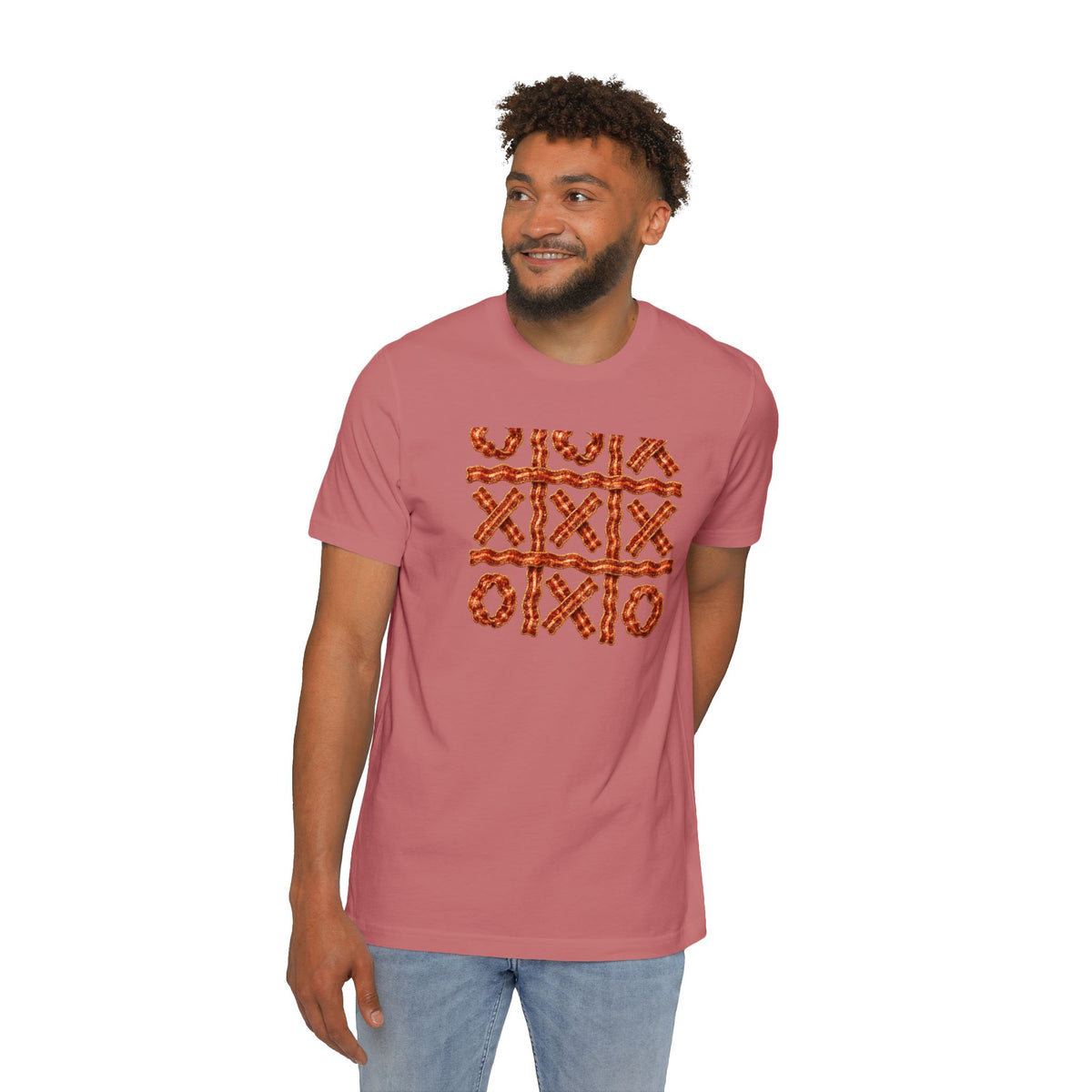 Bacon Tic-Tac-Toe Lightweight Tee