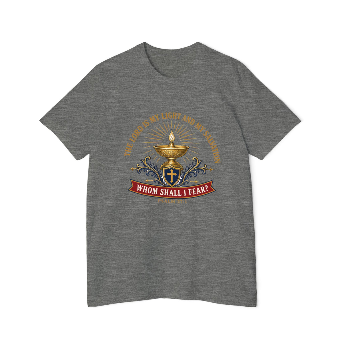 Light & Salvation Psalm 27:1 Lightweight Tee