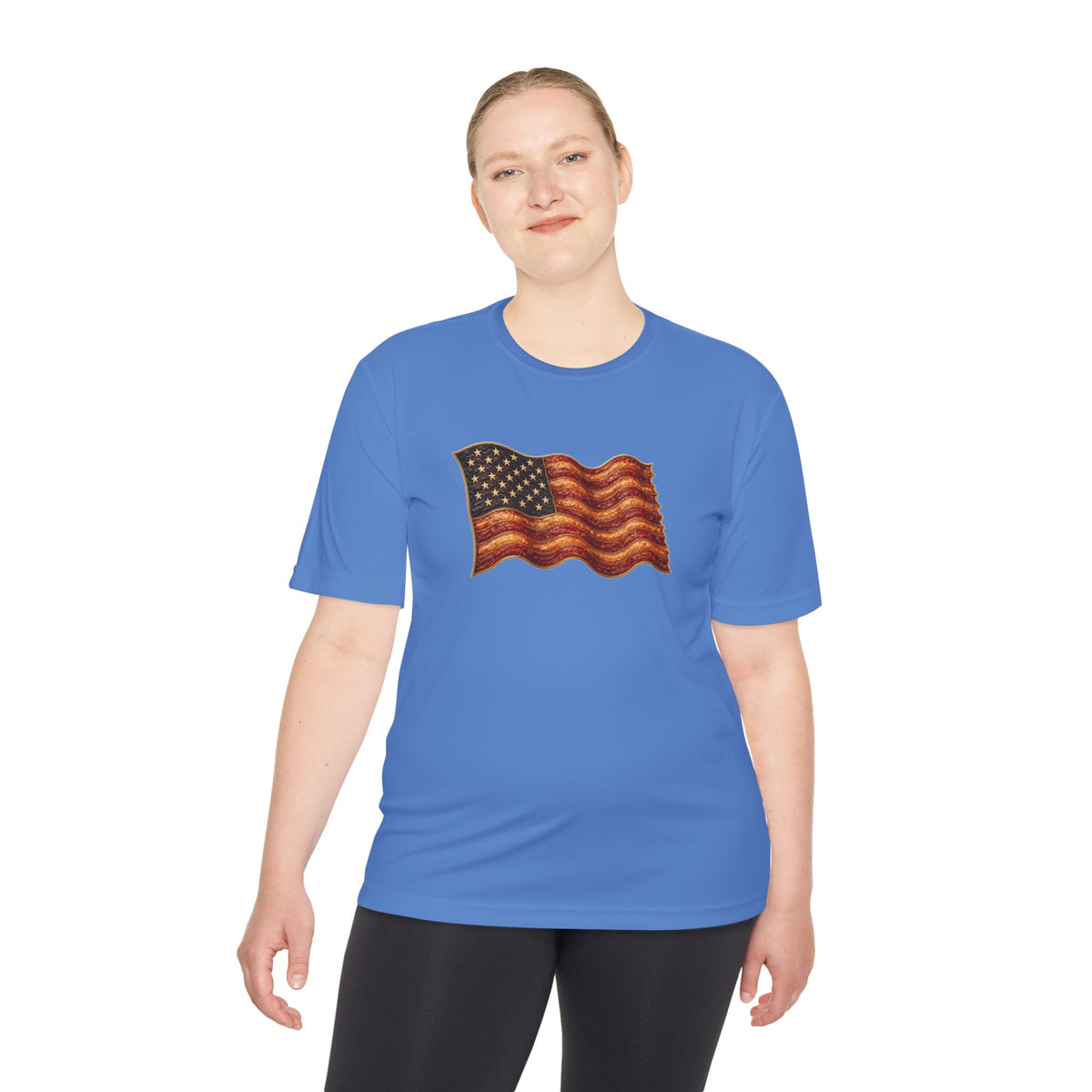 Bacon Flag Men's Dry-Fit Performance Tee