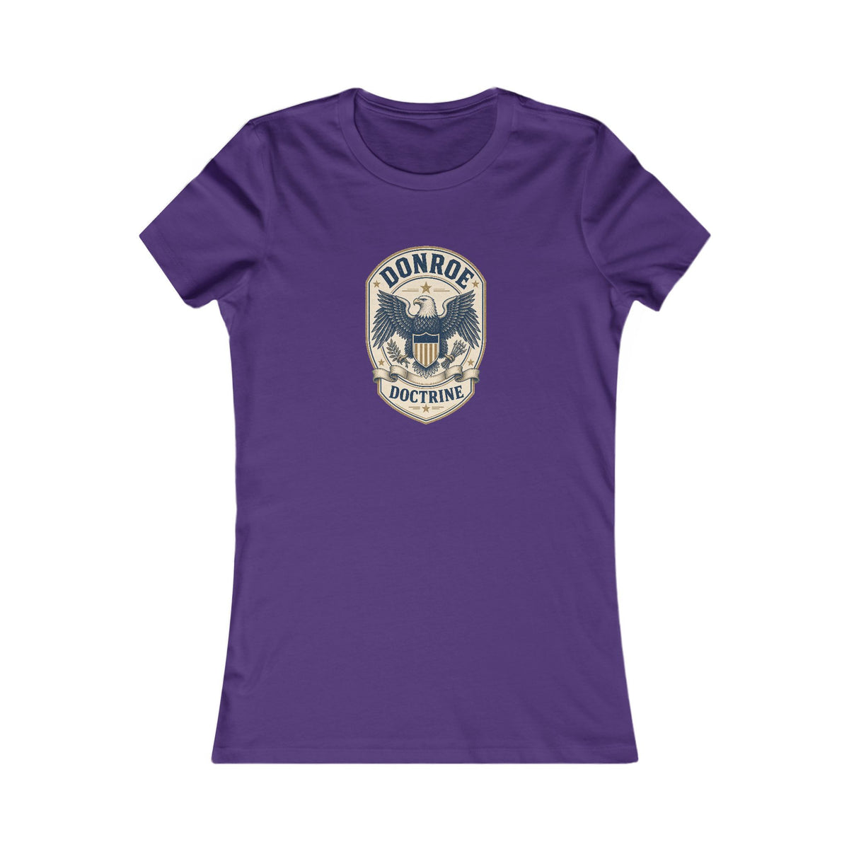 Donroe Doctrine Badge Women's Slim Fit Tee