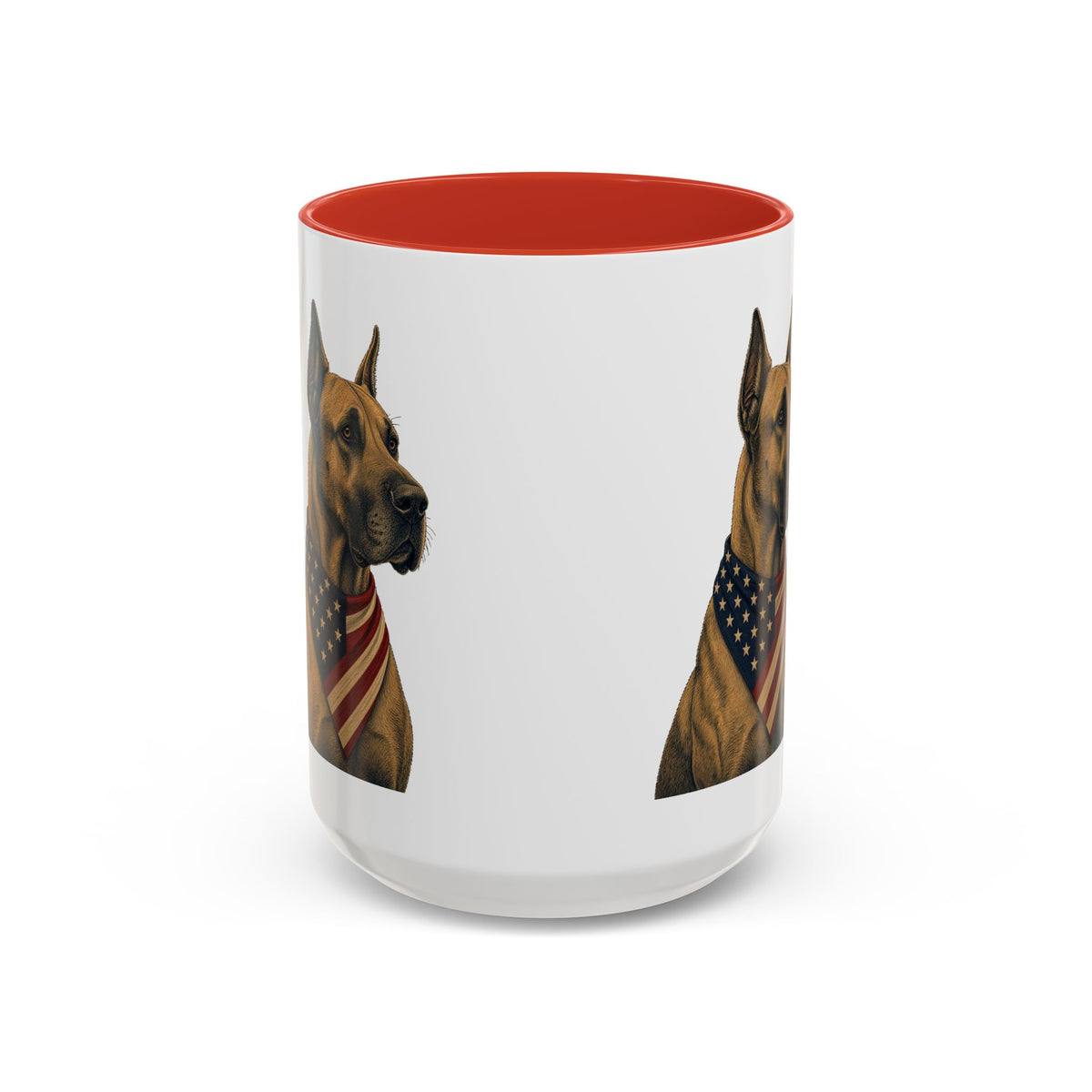 Patriotic Great Dane Accent Mug