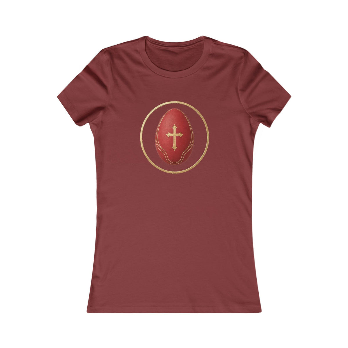 He Is Risen Women's Slim Fit Tee