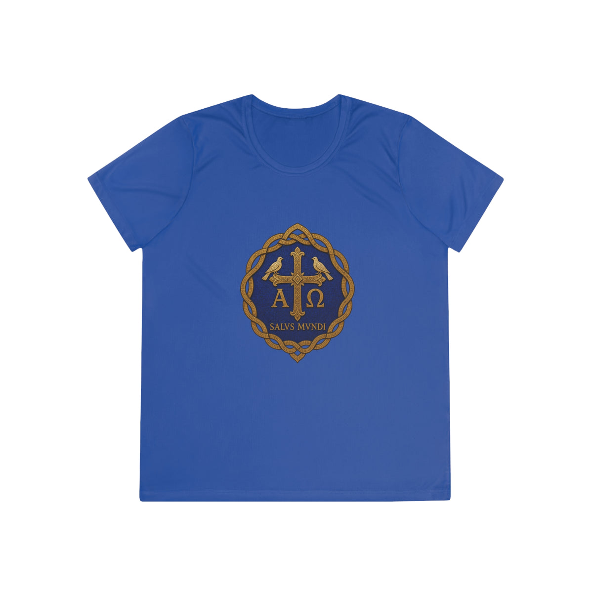 Salus Mundi Mosaic Cross Women's Dry-Fit Performance Tee