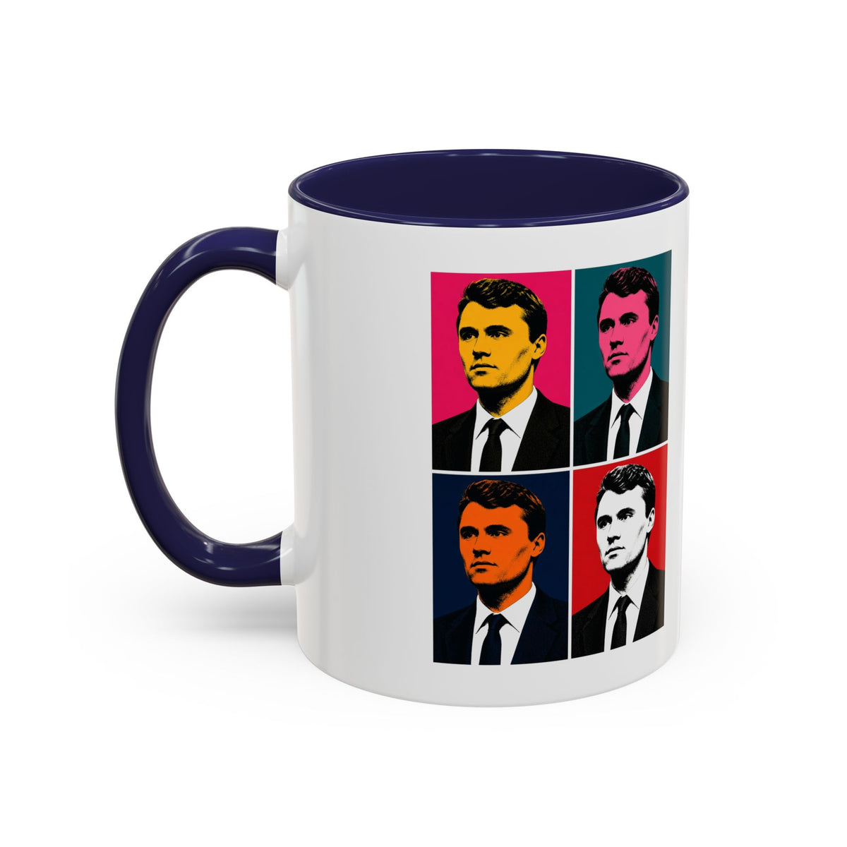 Charlie Pop Art Accent Mug