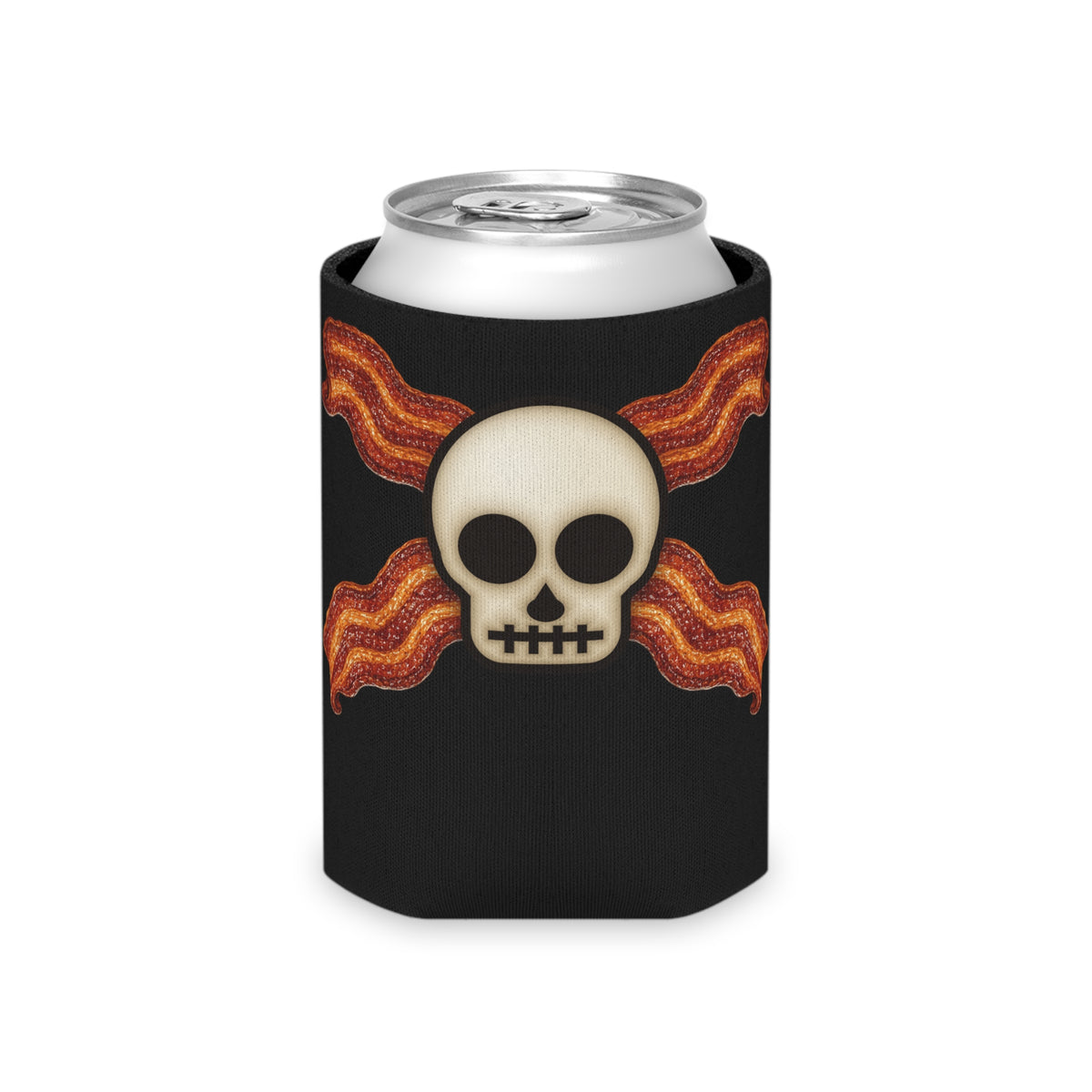 Bacon Jolly Roger Can Cooler