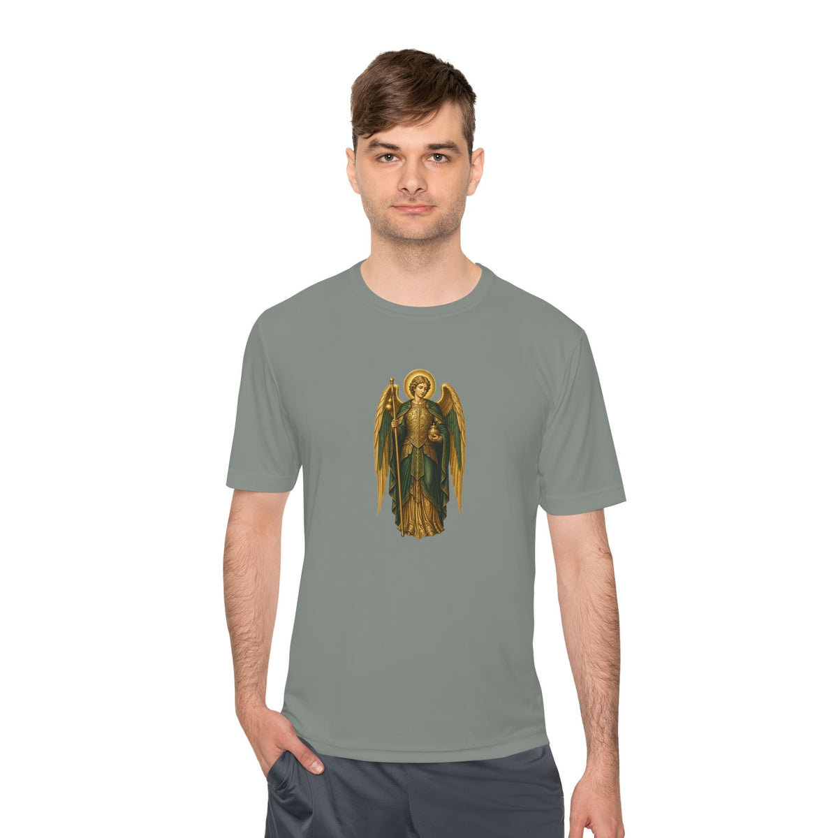 Archangel Raphael Men's Dry-Fit Performance Tee