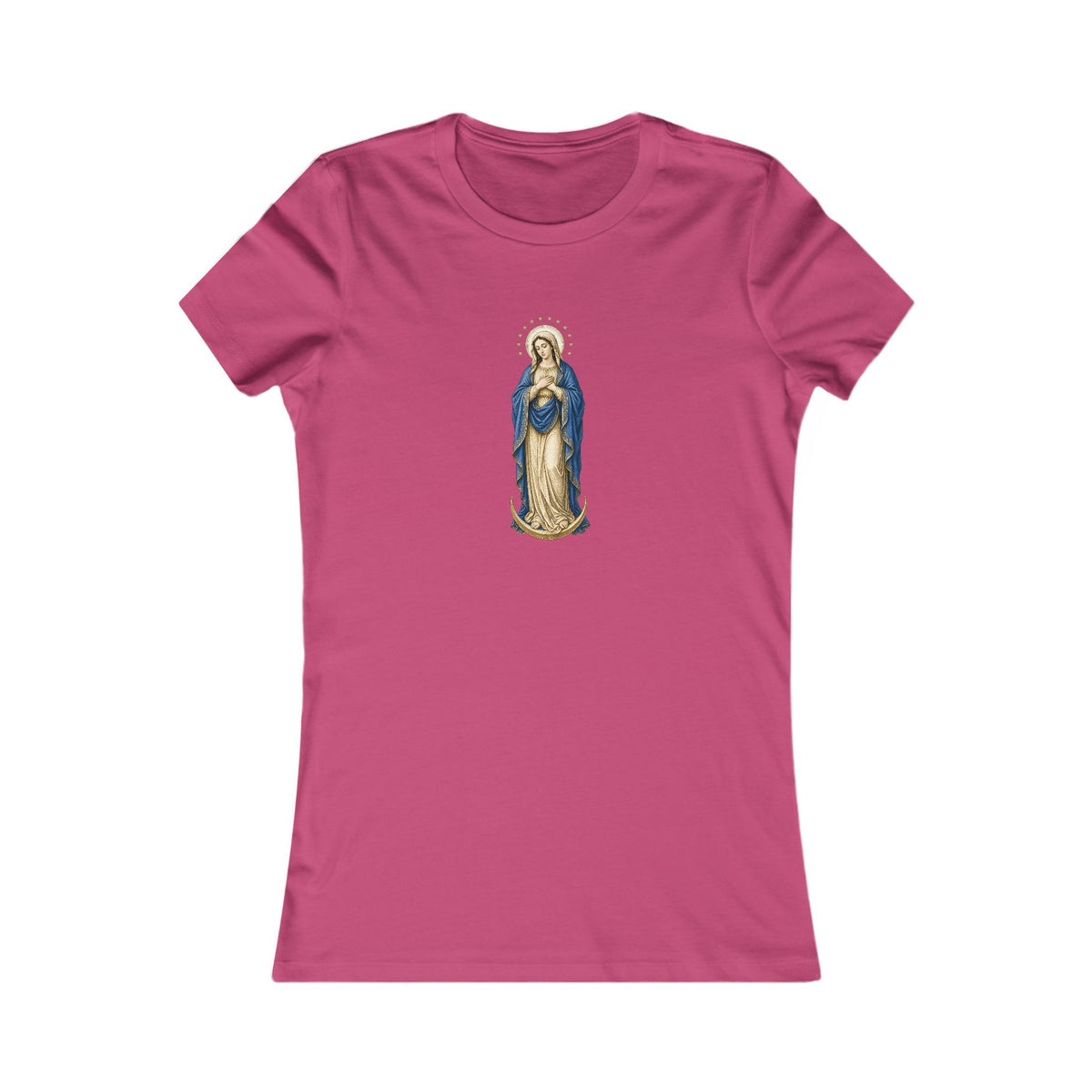 Mary, Crown of Twelve Stars Women's Slim Fit Tee