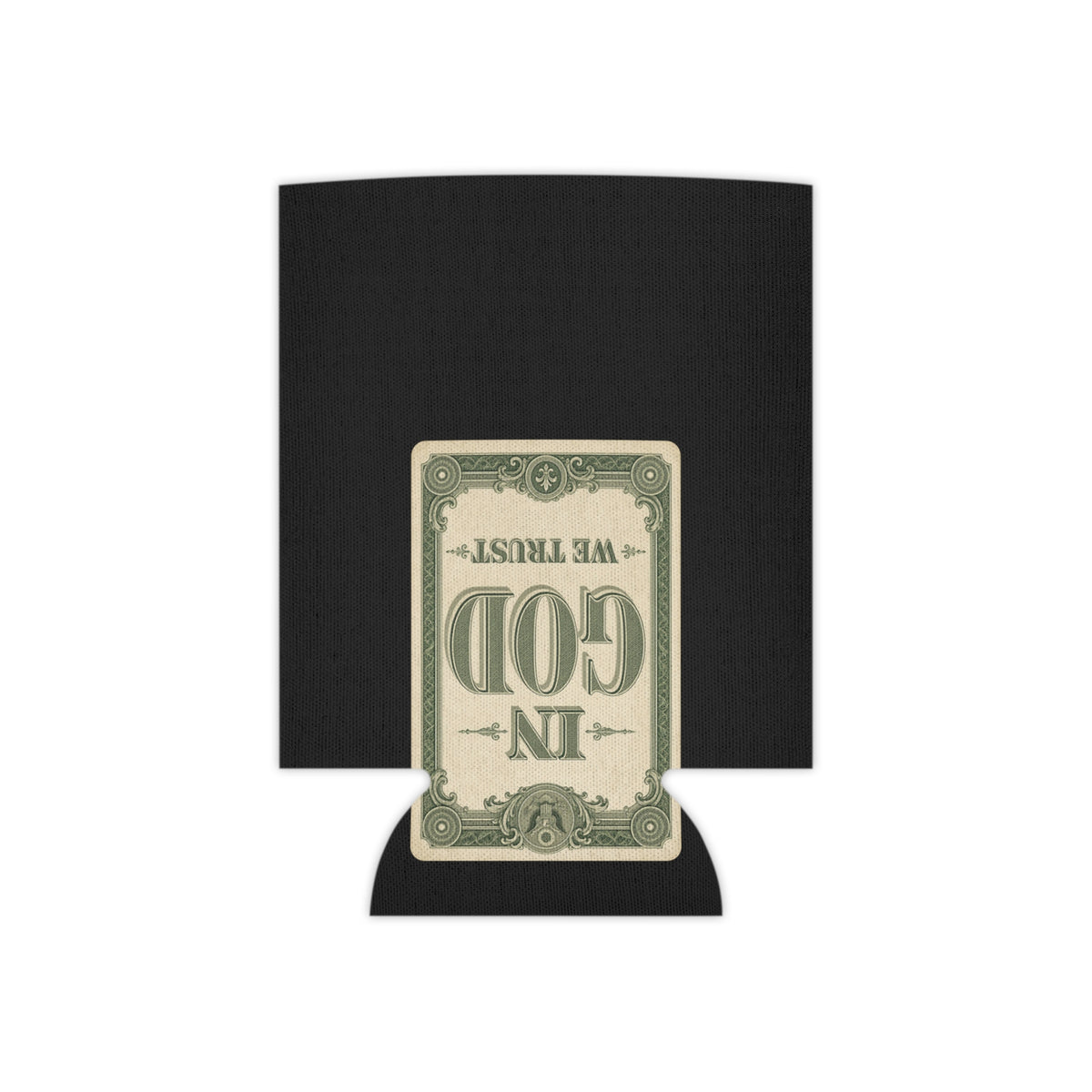 In God We Trust Card Can Cooler