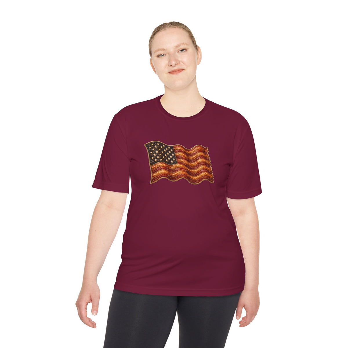Bacon Flag Men's Dry-Fit Performance Tee