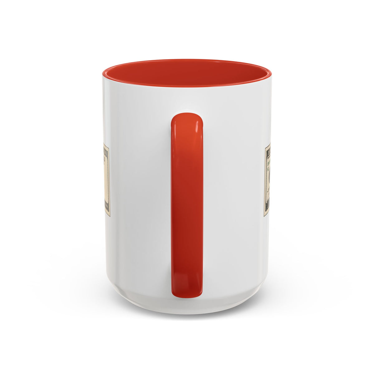Charlie Kirk $100 Bill Accent Mug