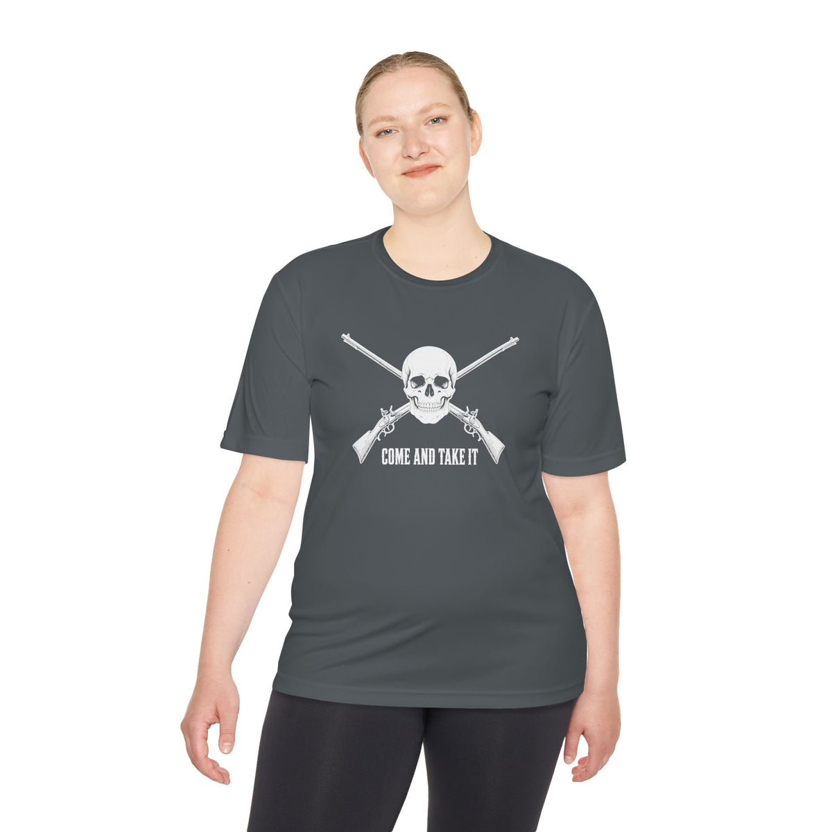 Come and Take It Jolly Roger Men's Dry-Fit Performance Tee