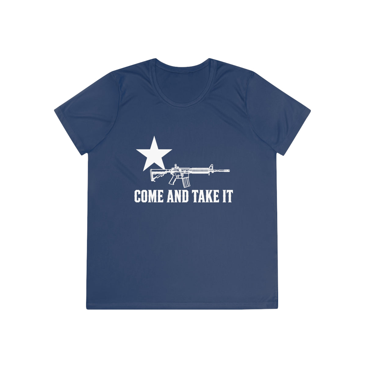 Come and Take It Rifle Women's Dry-Fit Performance Tee - Dark Colors