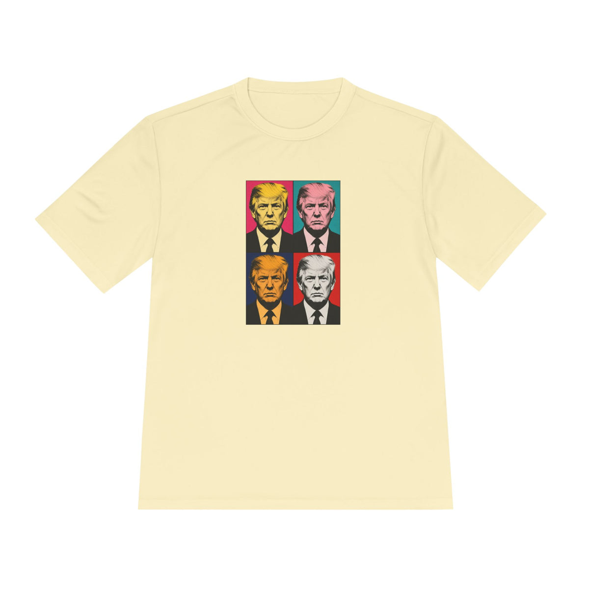 Trump Pop Art Grid Men's Dry-Fit Performance Tee