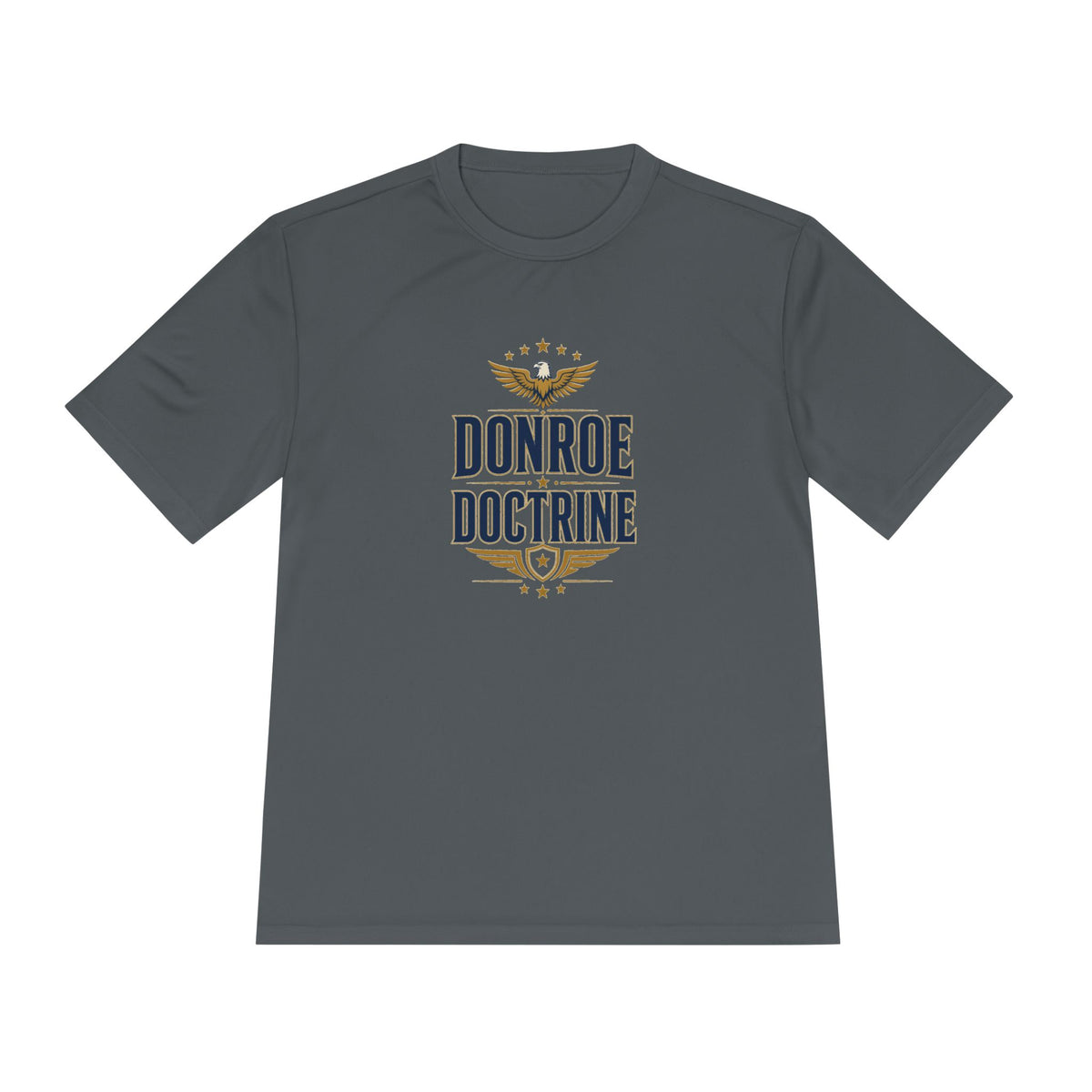 Donroe Doctrine Stacked Men's Dry-Fit Performance Tee