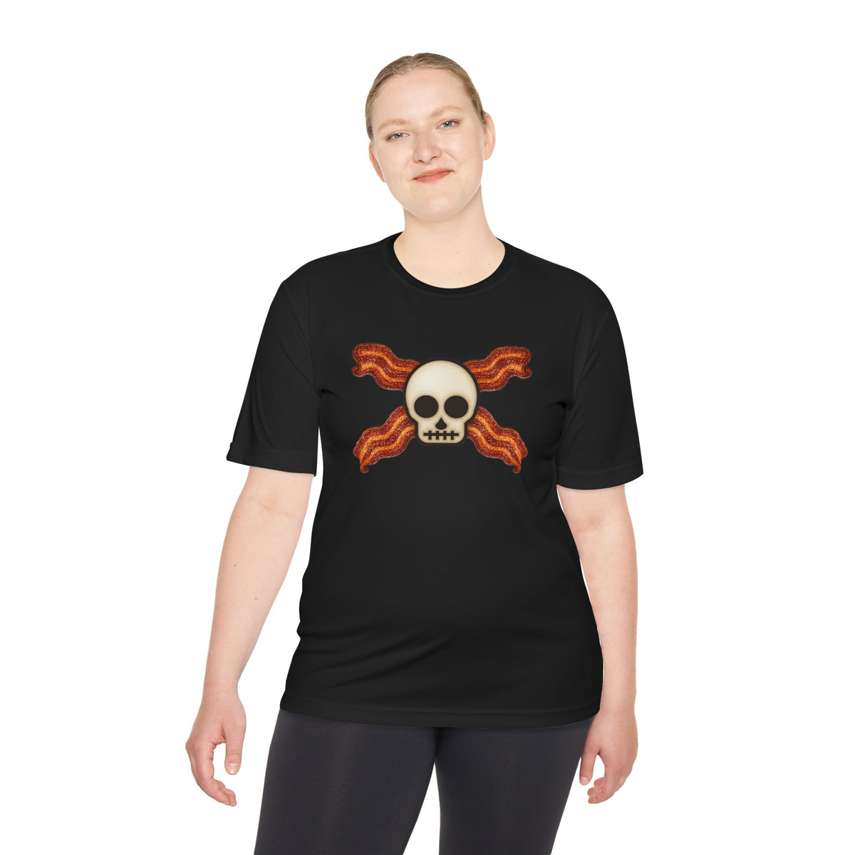 Bacon Jolly Roger Men's Dry-Fit Performance Tee