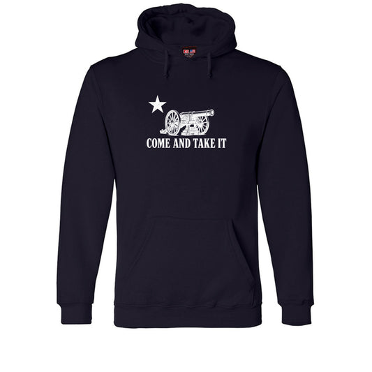 Come and Take It Cannon Hoodie in Navy – front
