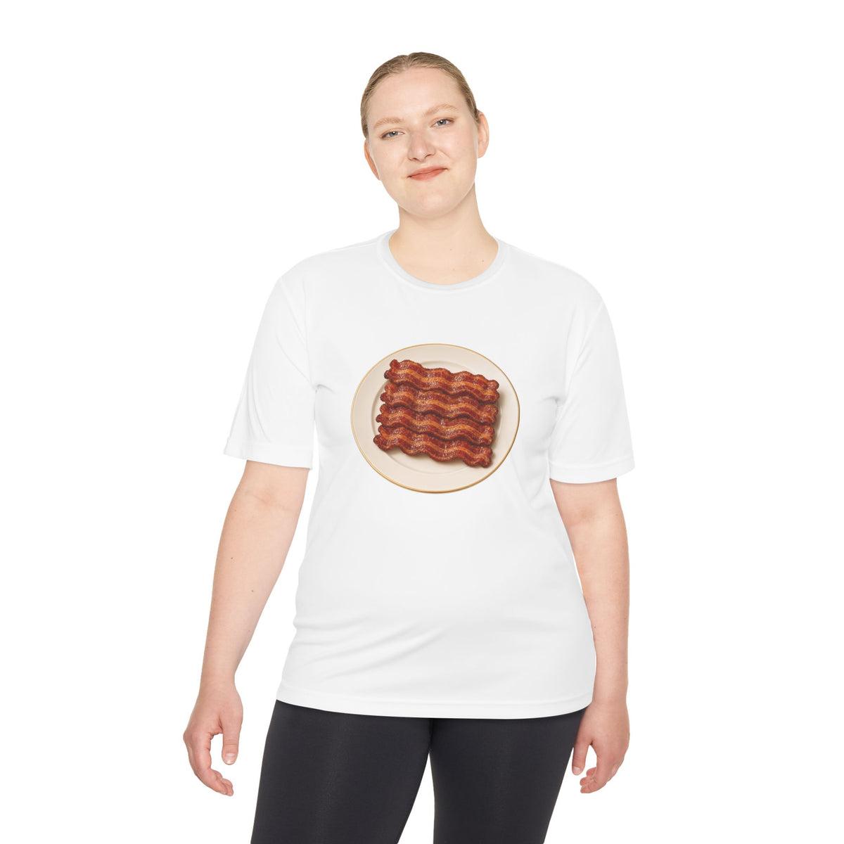 Bacon Stack Plate Men's Dry-Fit Performance Tee