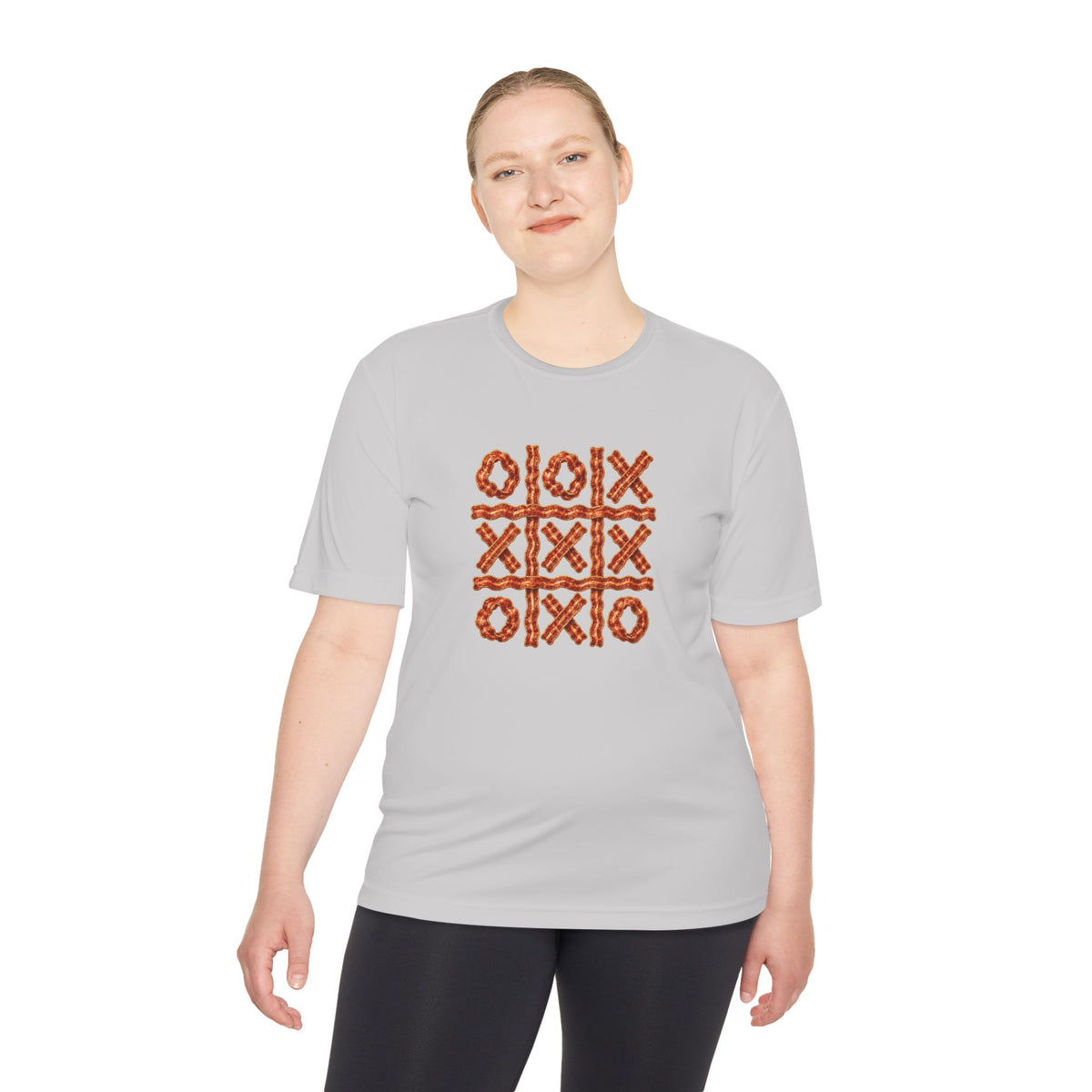 Bacon Tic-Tac-Toe Men's Dry-Fit Performance Tee