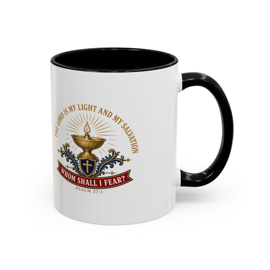 Light & Salvation Psalm 27:1 Accent Mug