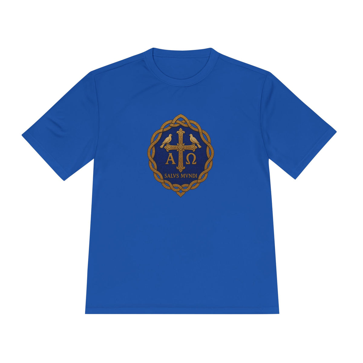 Salus Mundi Mosaic Cross Men's Dry-Fit Performance Tee